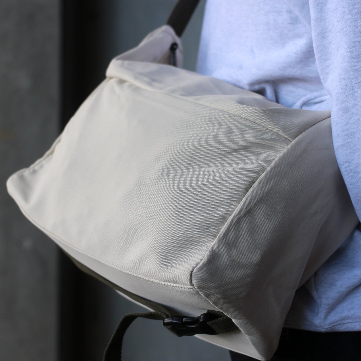 Canvas Weekender Carry Bag (CREAM)