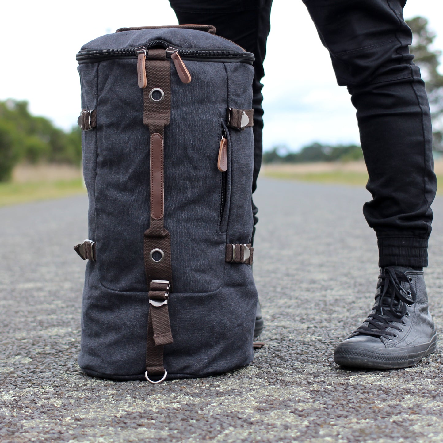 Canvas Hike Duffle - Cocoa Brown