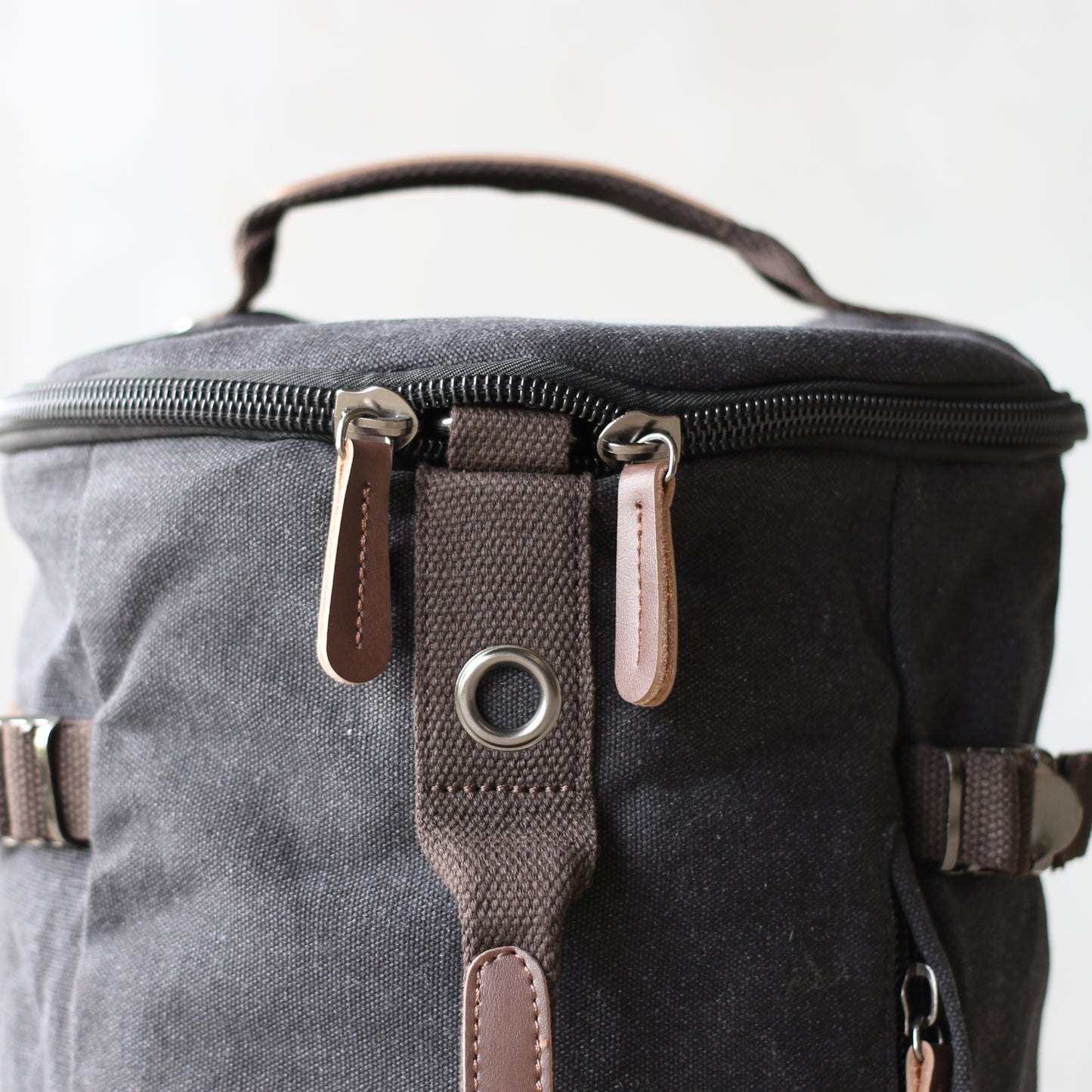 Canvas Hike Duffle - Charcoal